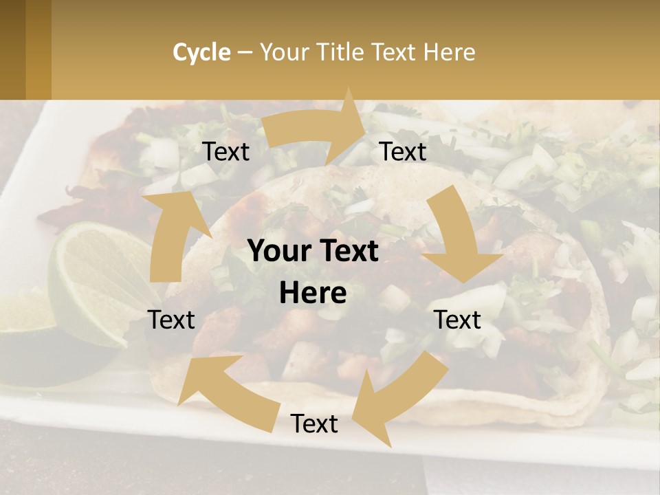Caribbean Corn Chuleta PowerPoint Template