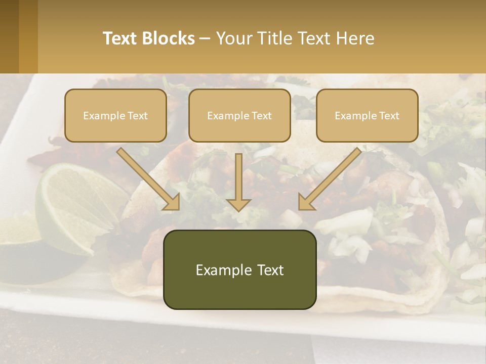 Caribbean Corn Chuleta PowerPoint Template
