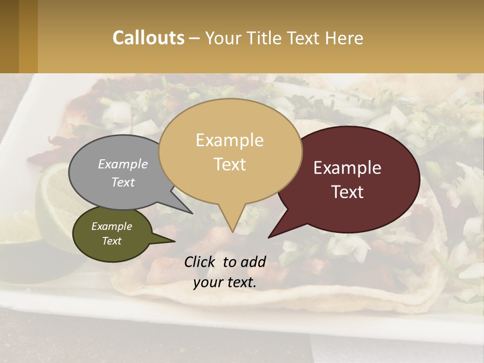 Caribbean Corn Chuleta PowerPoint Template