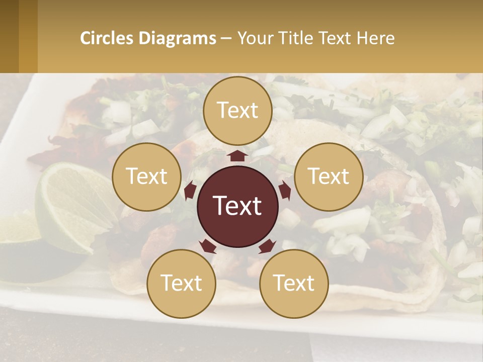 Caribbean Corn Chuleta PowerPoint Template