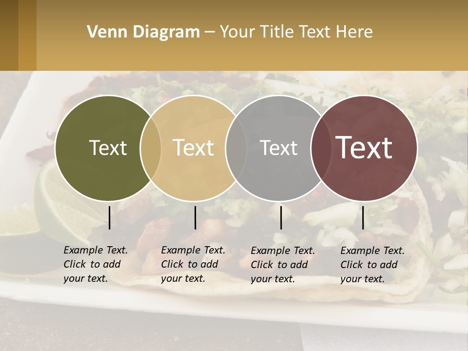 Caribbean Corn Chuleta PowerPoint Template