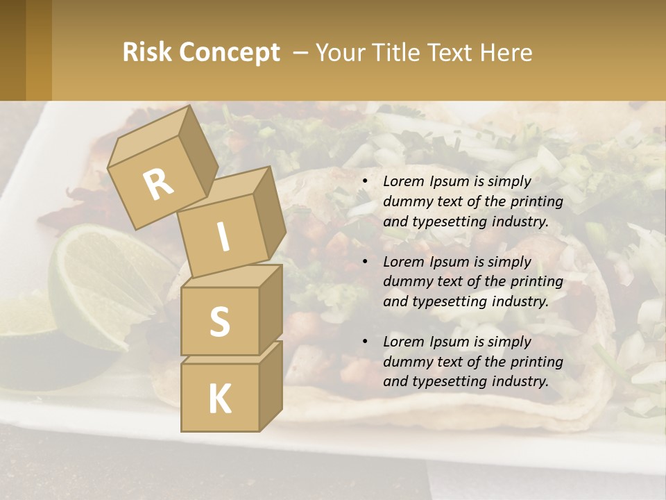 Caribbean Corn Chuleta PowerPoint Template