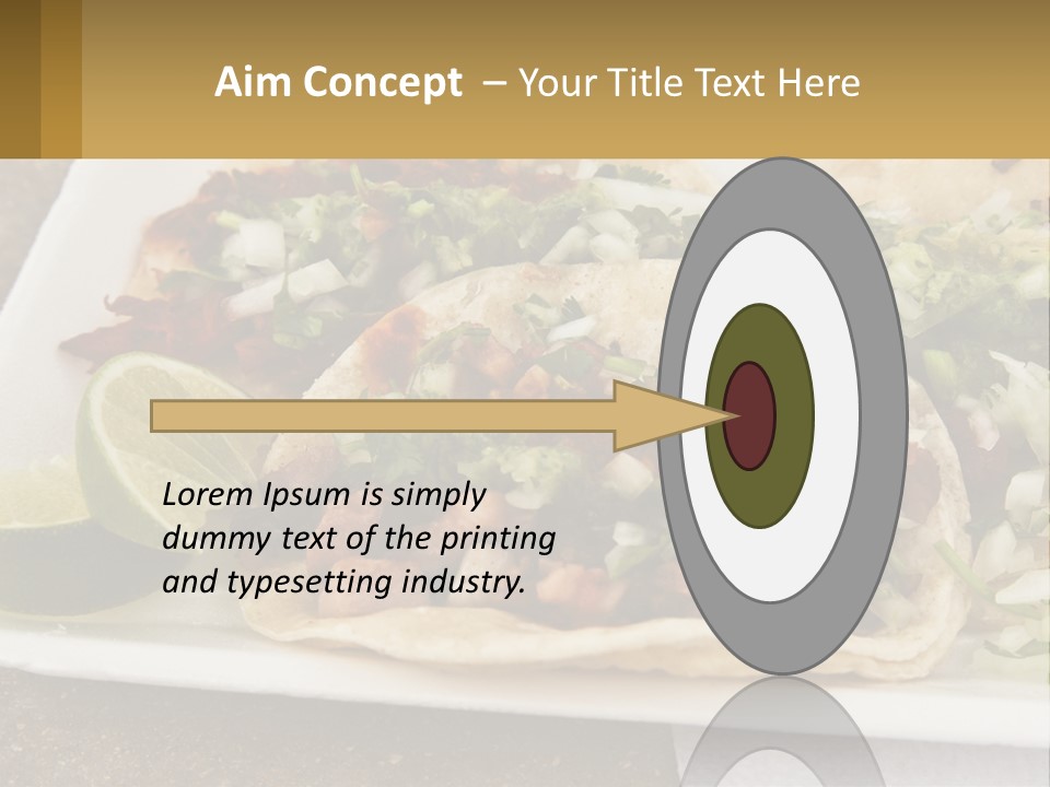 Caribbean Corn Chuleta PowerPoint Template