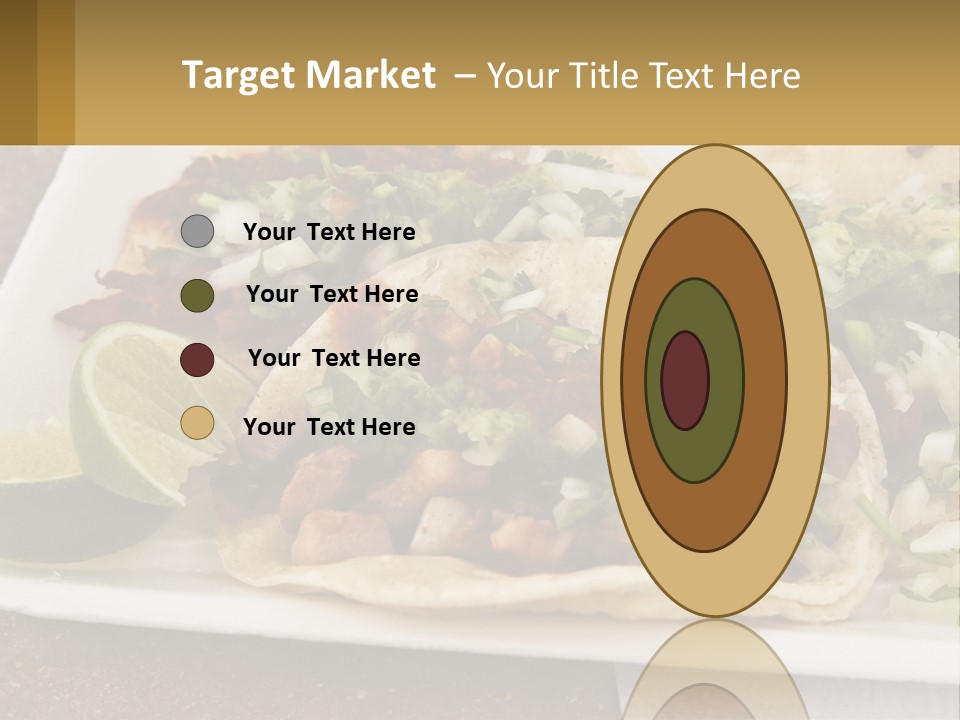 Caribbean Corn Chuleta PowerPoint Template