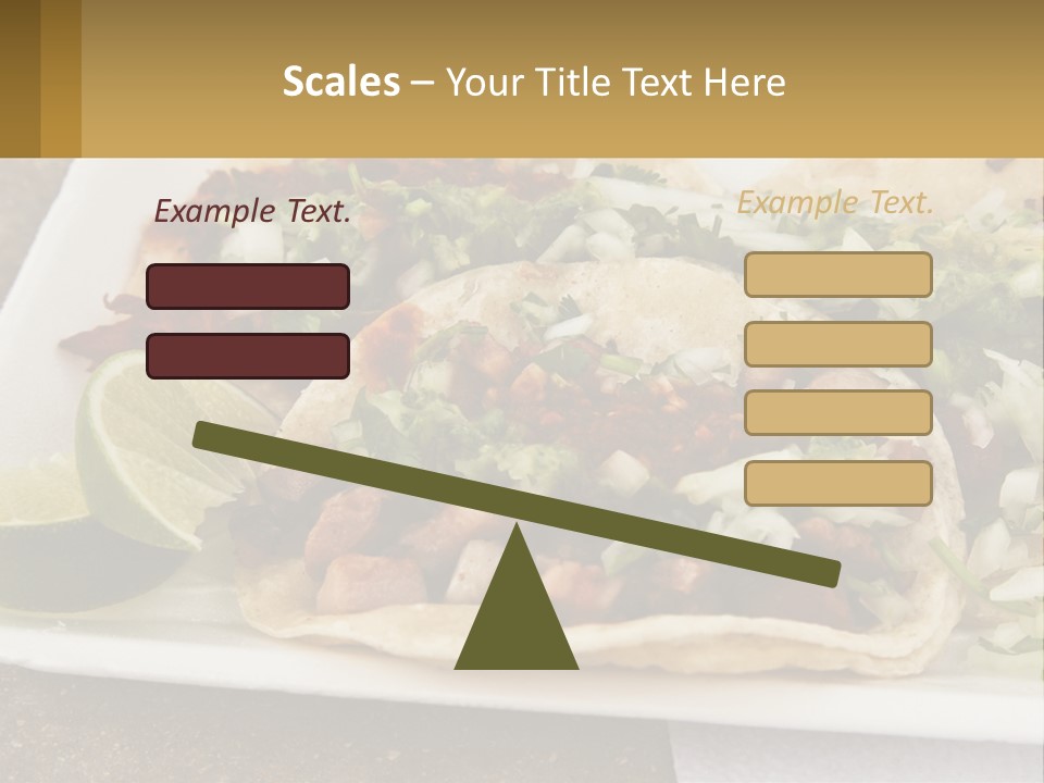 Caribbean Corn Chuleta PowerPoint Template