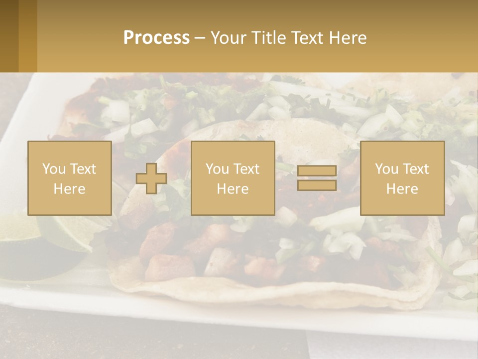 Caribbean Corn Chuleta PowerPoint Template
