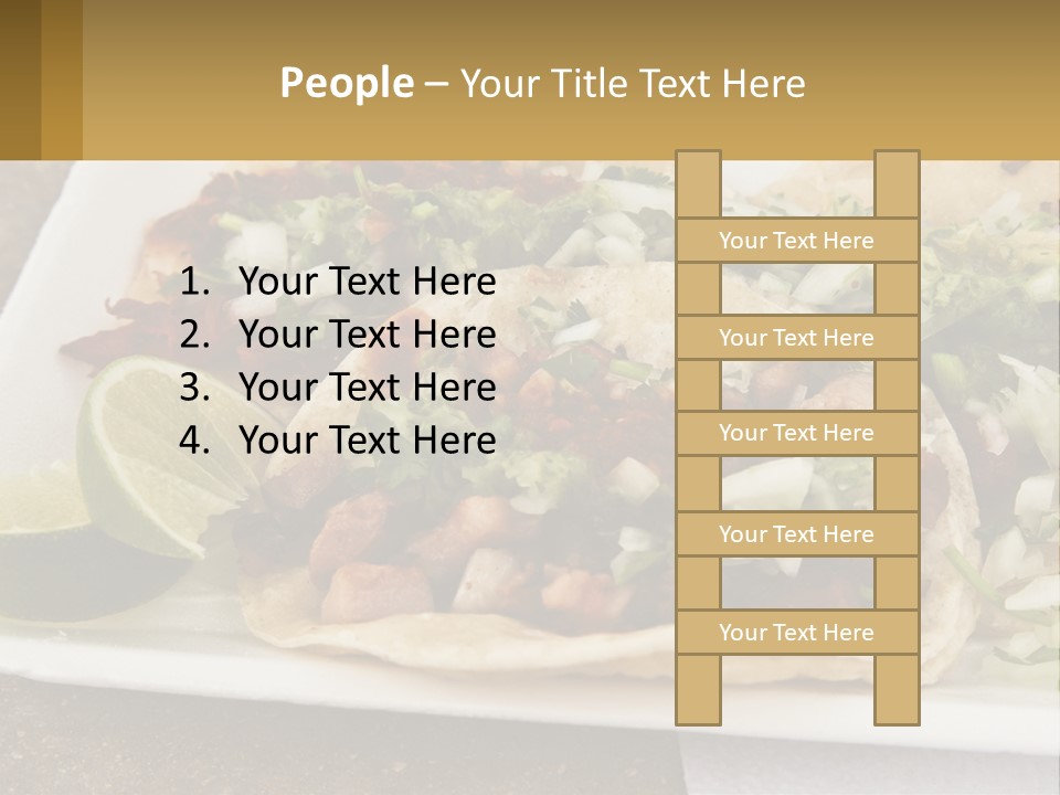 Caribbean Corn Chuleta PowerPoint Template