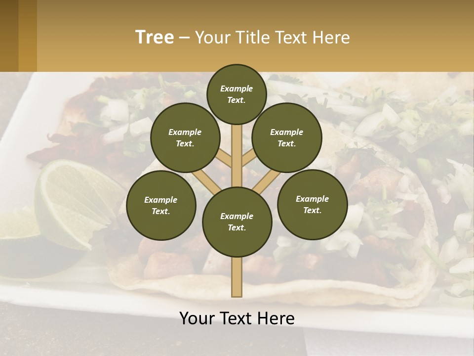 Caribbean Corn Chuleta PowerPoint Template