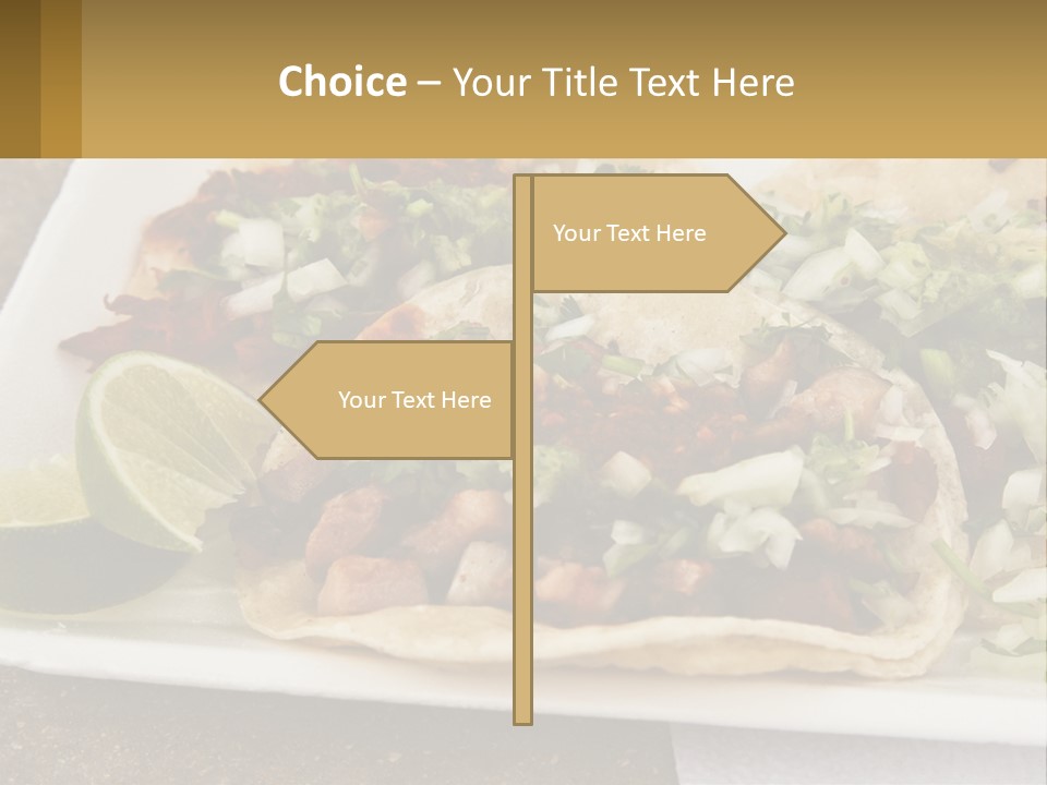 Caribbean Corn Chuleta PowerPoint Template