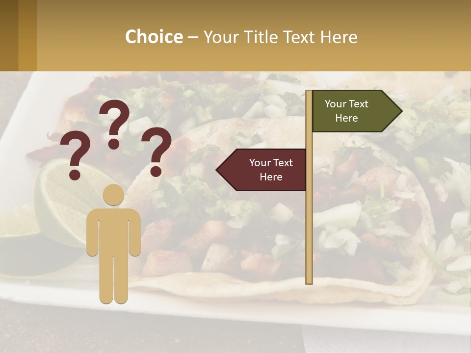 Caribbean Corn Chuleta PowerPoint Template