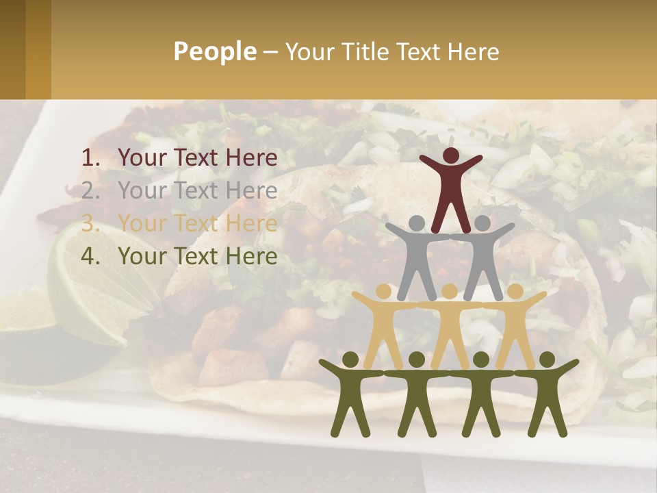 Caribbean Corn Chuleta PowerPoint Template