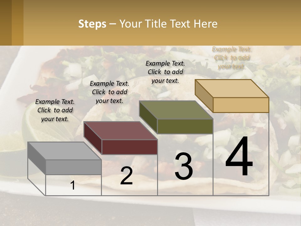 Caribbean Corn Chuleta PowerPoint Template