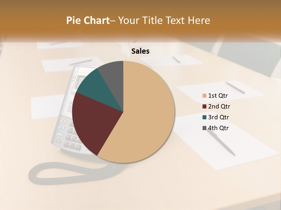 Work Conference Equipment PowerPoint Template