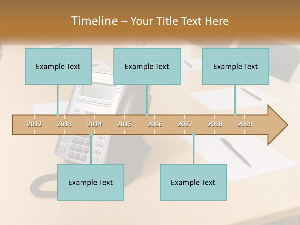 Work Conference Equipment PowerPoint Template