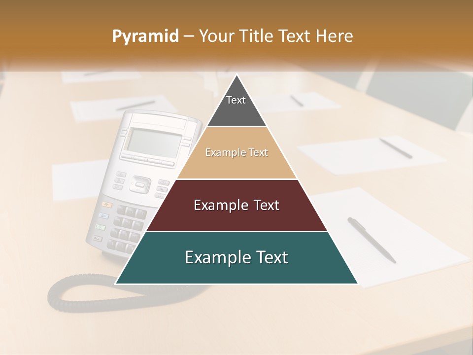 Work Conference Equipment PowerPoint Template