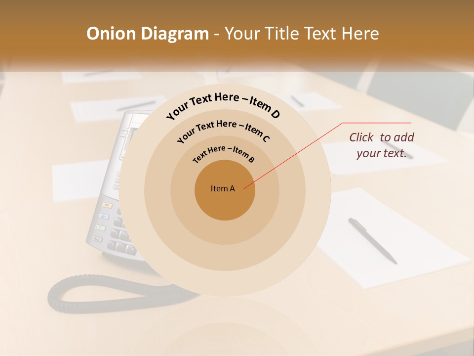 Work Conference Equipment PowerPoint Template