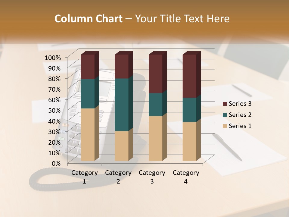 Work Conference Equipment PowerPoint Template
