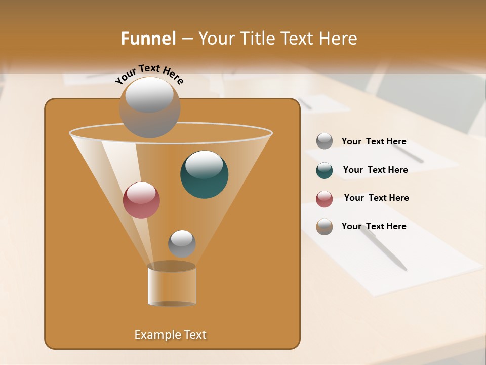 Work Conference Equipment PowerPoint Template