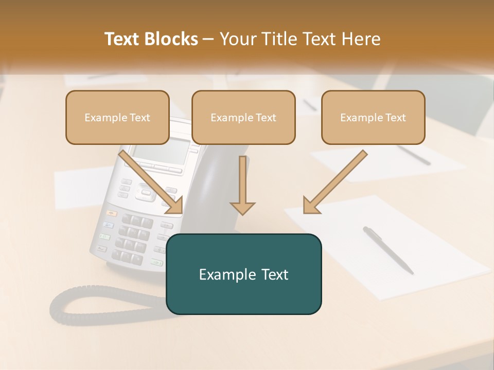 Work Conference Equipment PowerPoint Template