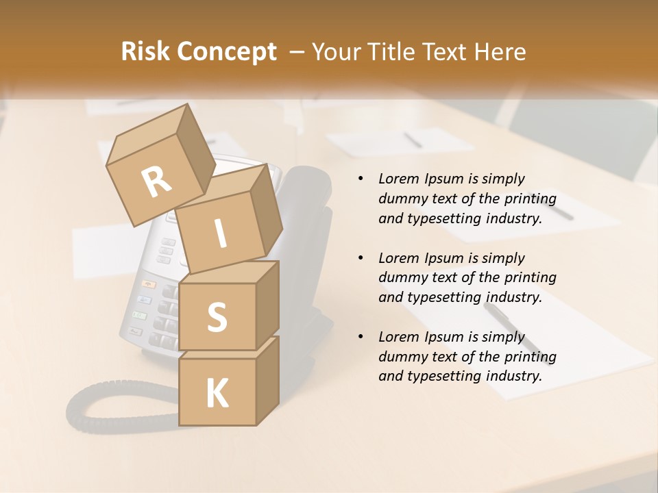 Work Conference Equipment PowerPoint Template
