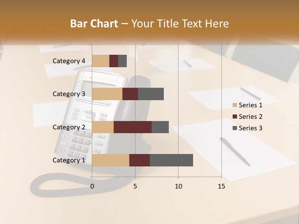 Work Conference Equipment PowerPoint Template