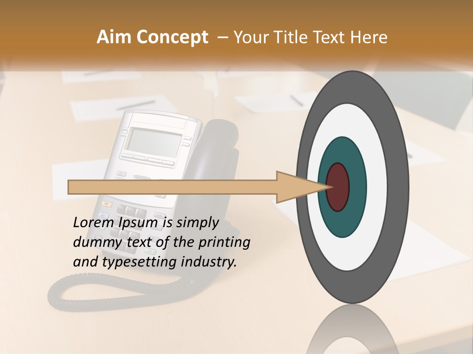 Work Conference Equipment PowerPoint Template