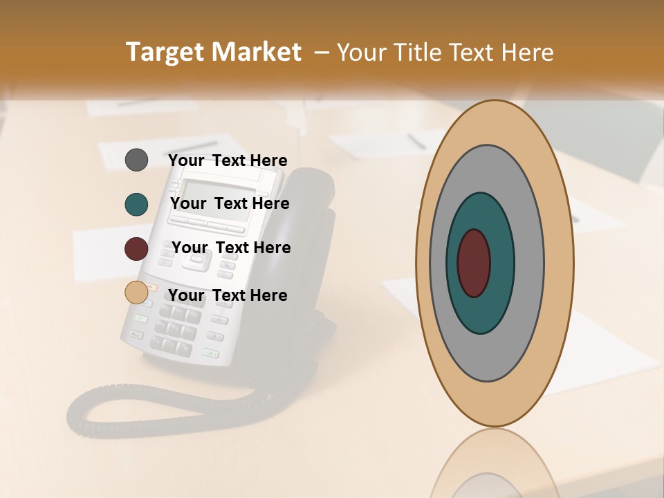 Work Conference Equipment PowerPoint Template