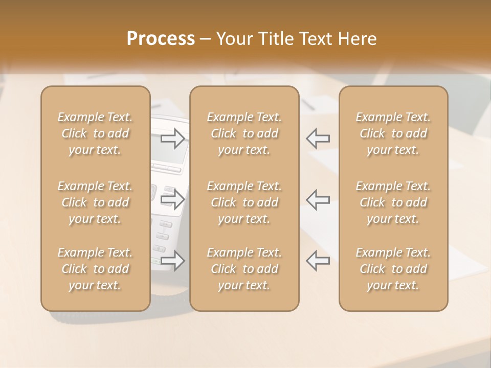Work Conference Equipment PowerPoint Template