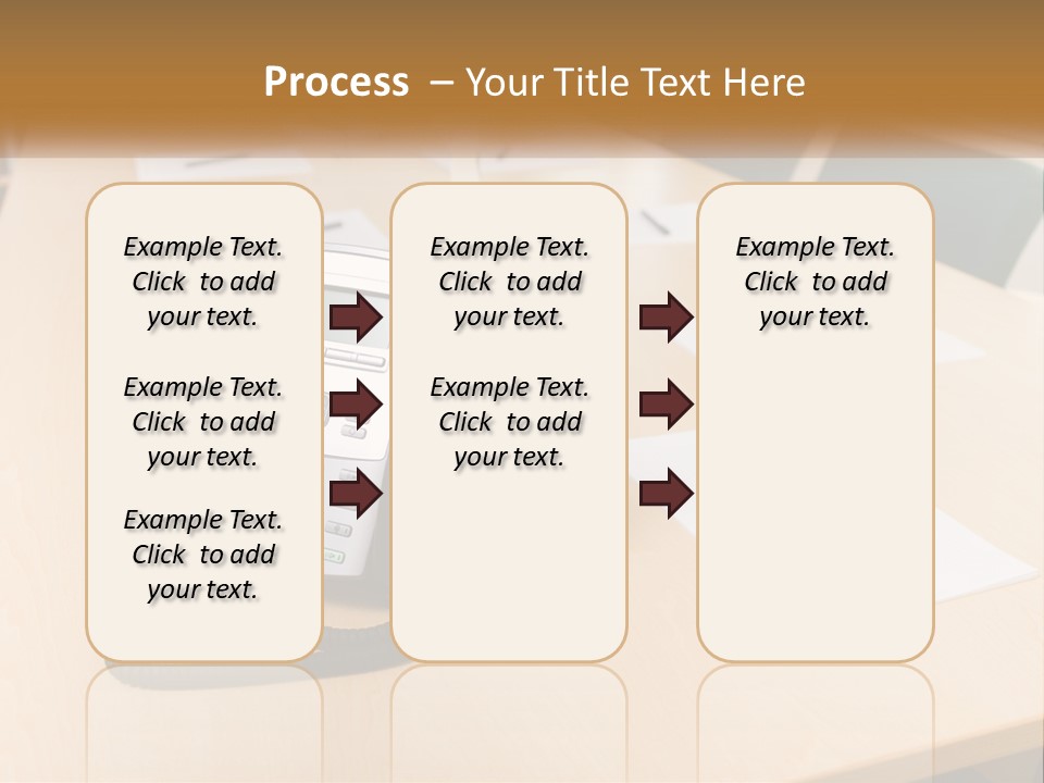 Work Conference Equipment PowerPoint Template