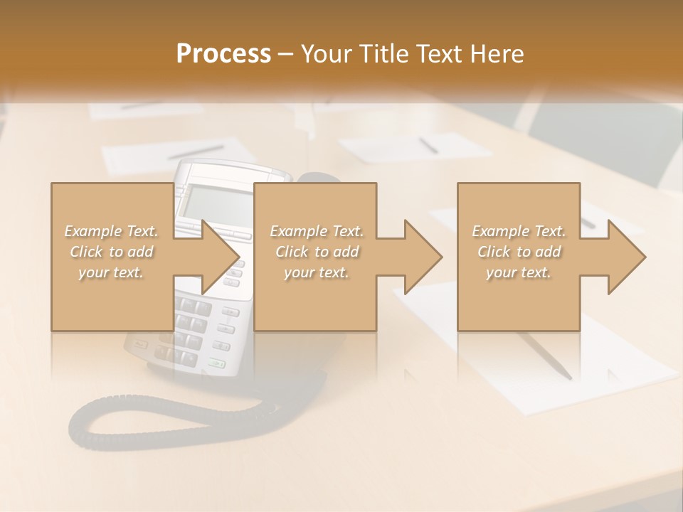 Work Conference Equipment PowerPoint Template