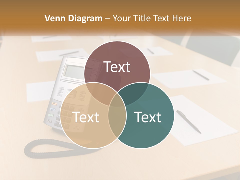 Work Conference Equipment PowerPoint Template