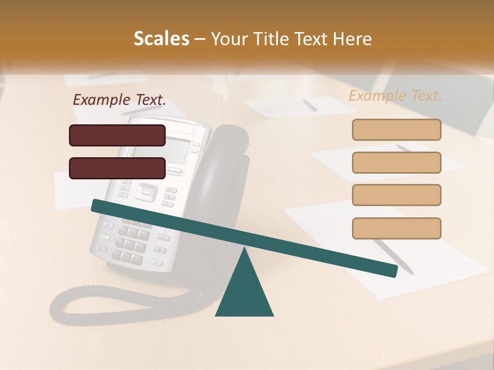 Work Conference Equipment PowerPoint Template
