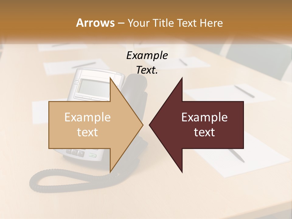 Work Conference Equipment PowerPoint Template