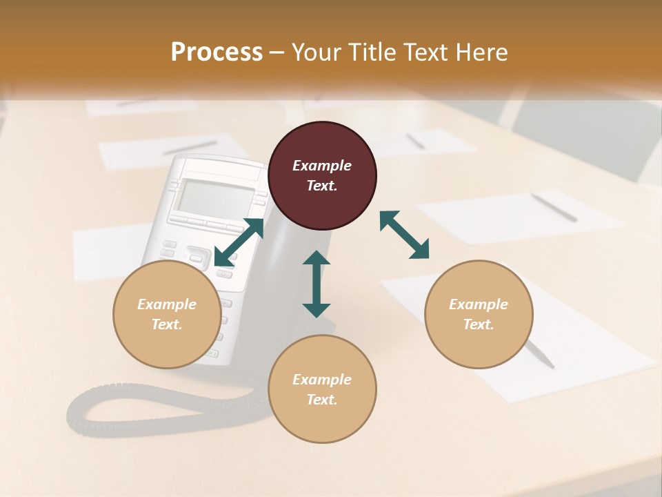 Work Conference Equipment PowerPoint Template