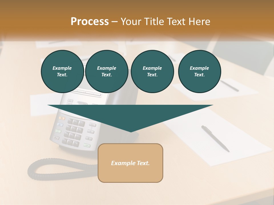 Work Conference Equipment PowerPoint Template