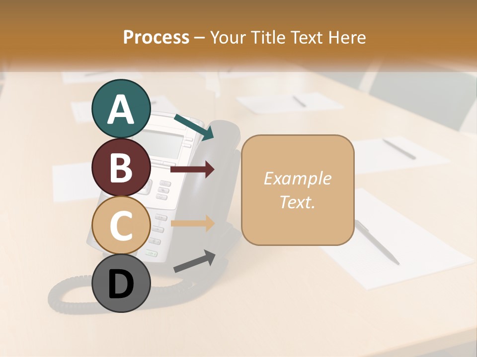 Work Conference Equipment PowerPoint Template