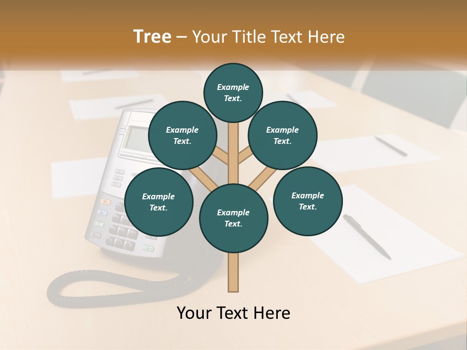 Work Conference Equipment PowerPoint Template