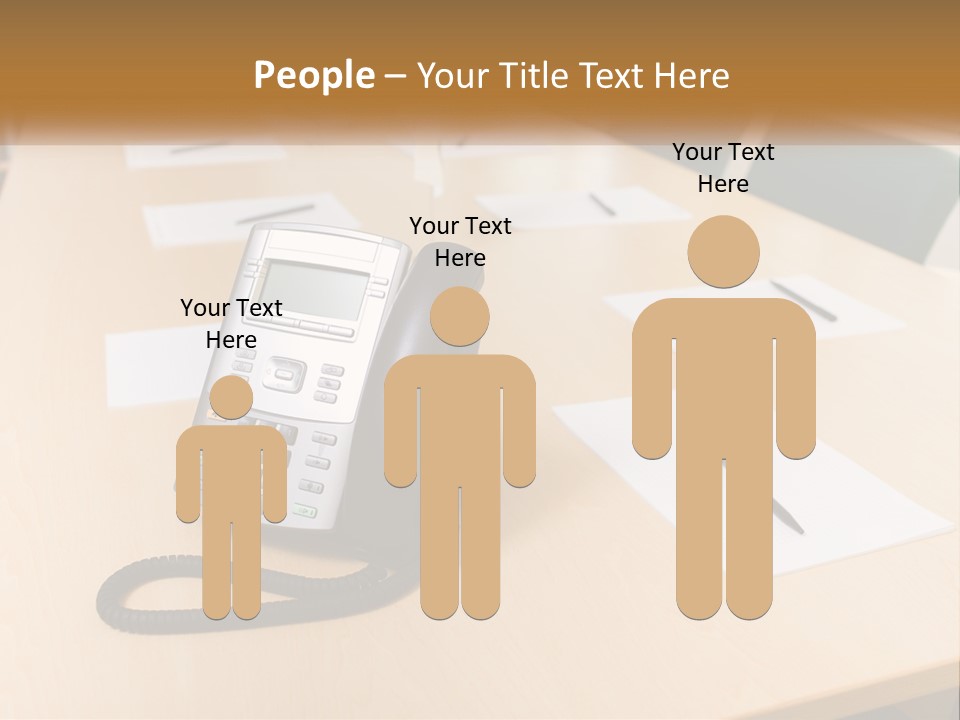 Work Conference Equipment PowerPoint Template