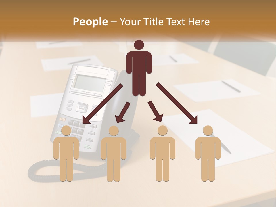 Work Conference Equipment PowerPoint Template