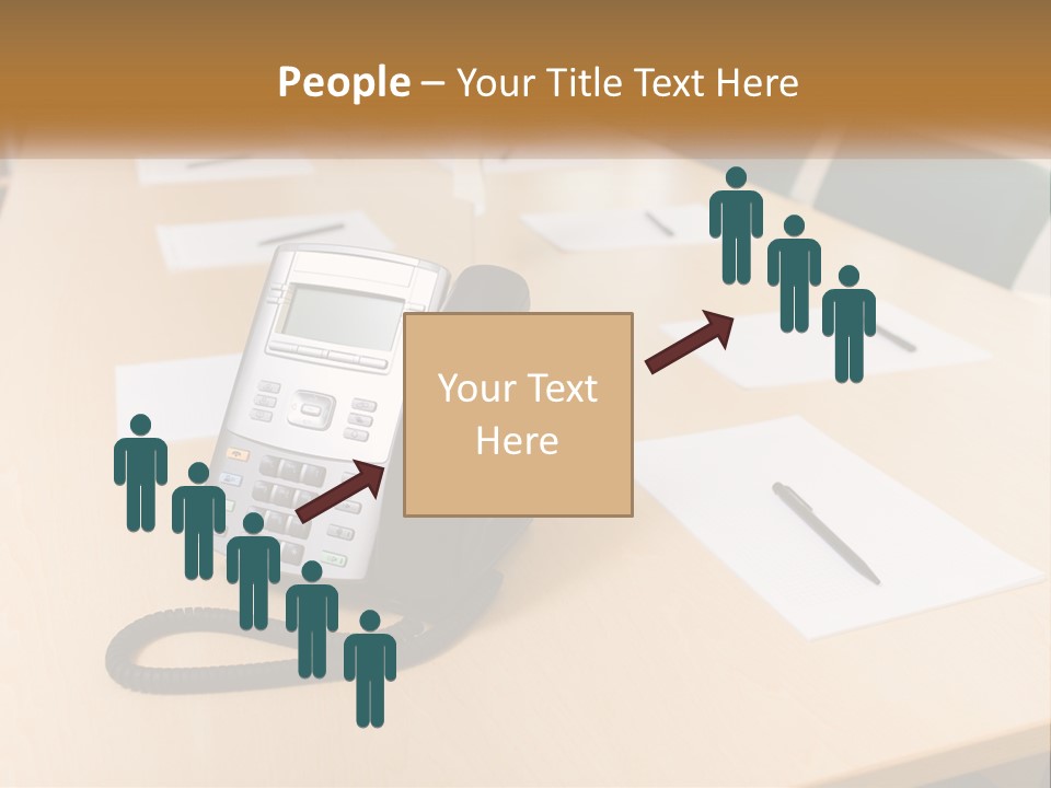 Work Conference Equipment PowerPoint Template