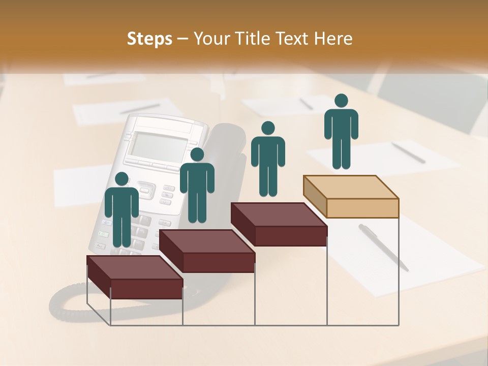 Work Conference Equipment PowerPoint Template