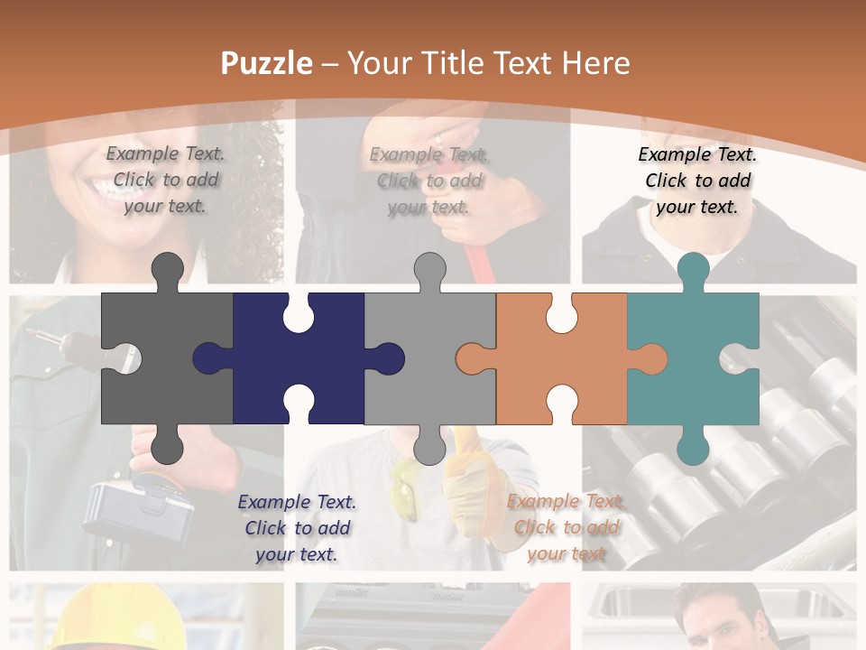 Shower Sink Service PowerPoint Template