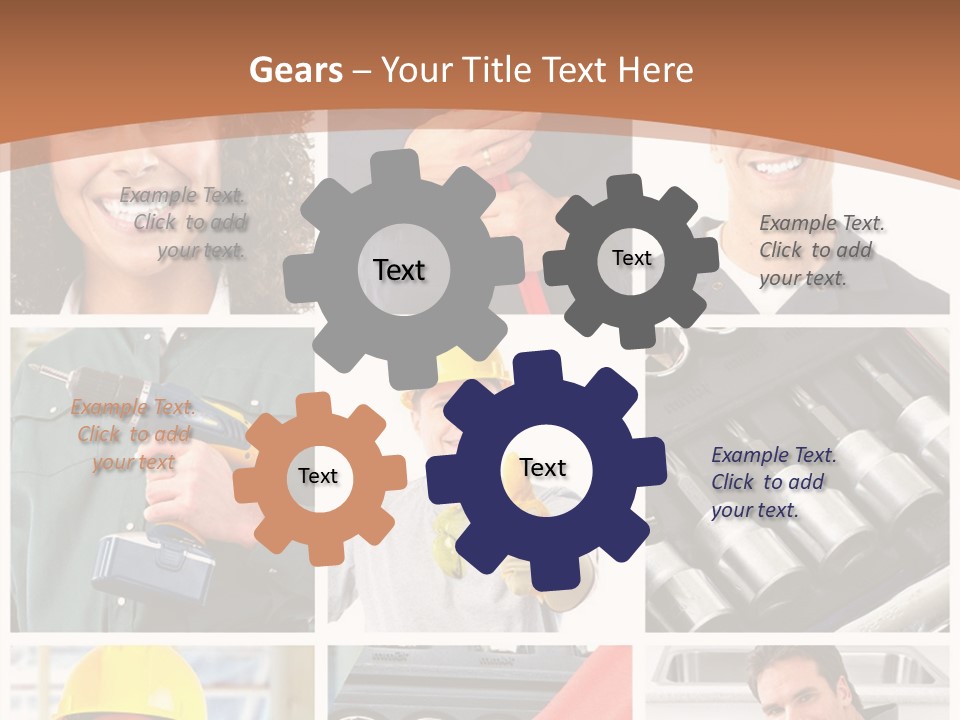 Shower Sink Service PowerPoint Template