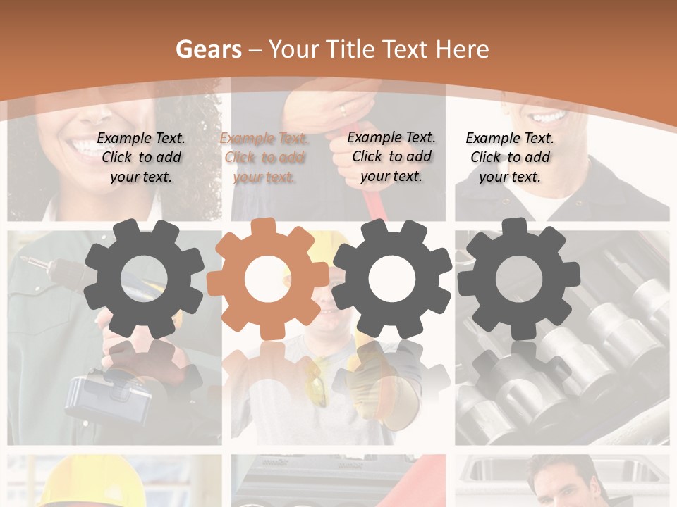 Shower Sink Service PowerPoint Template