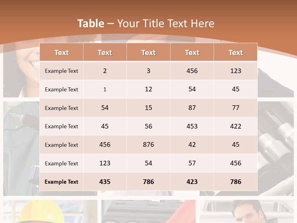 Shower Sink Service PowerPoint Template