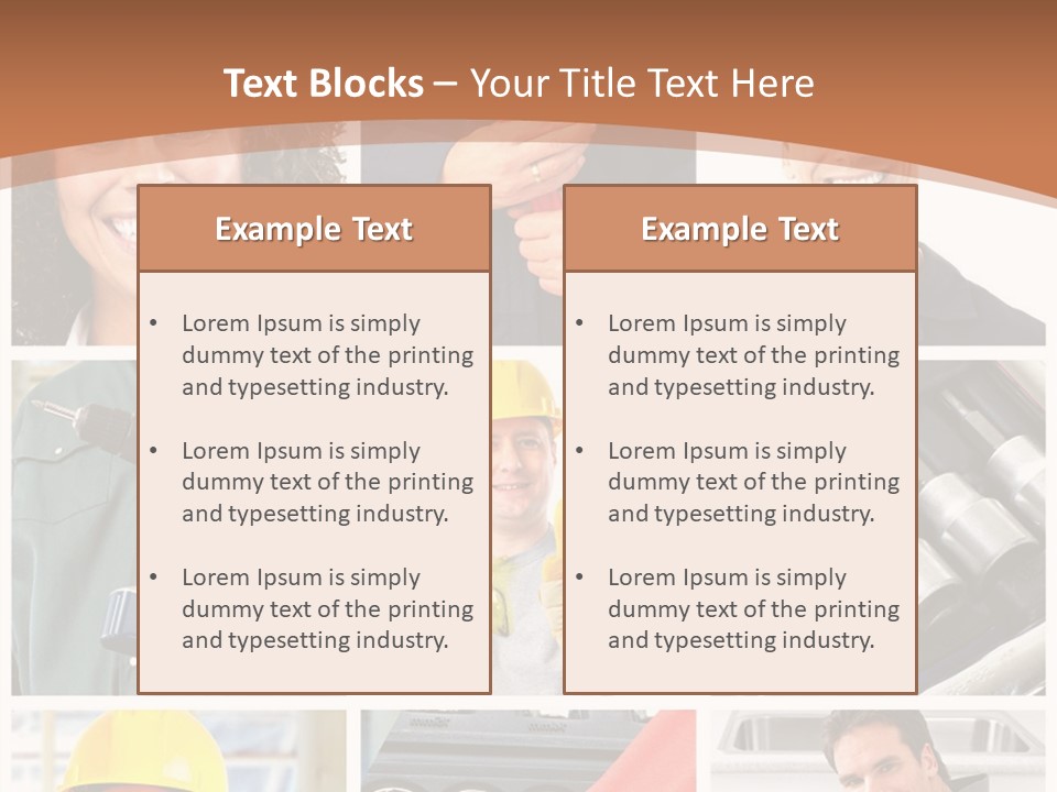 Shower Sink Service PowerPoint Template