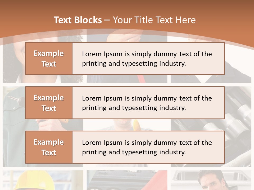Shower Sink Service PowerPoint Template