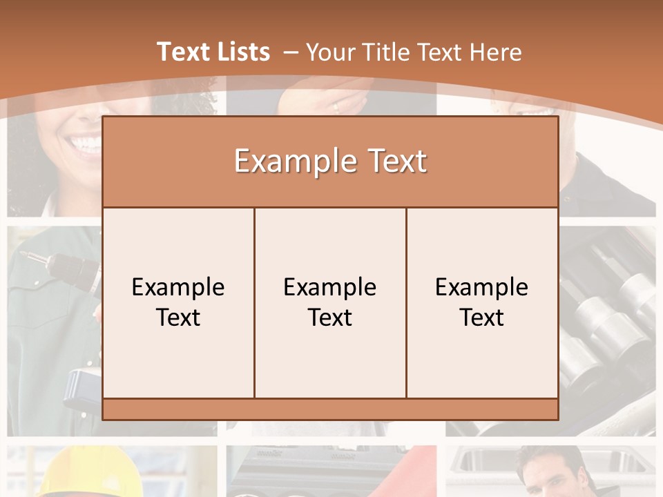 Shower Sink Service PowerPoint Template