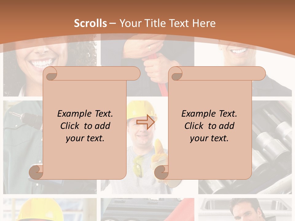 Shower Sink Service PowerPoint Template