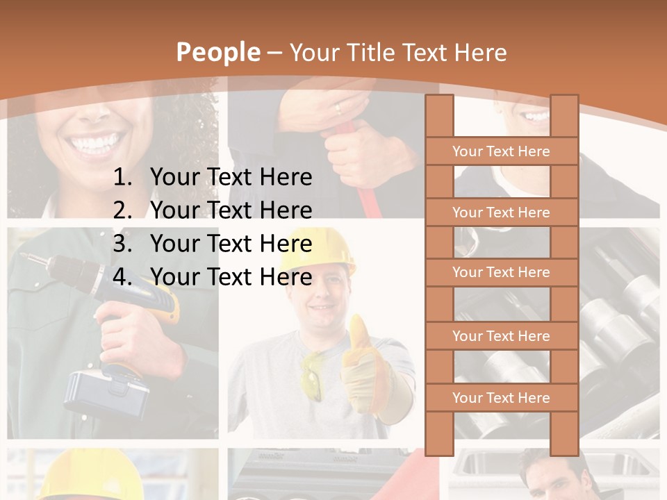 Shower Sink Service PowerPoint Template